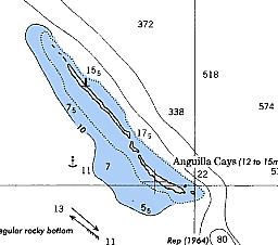 Anguilla Cay Map