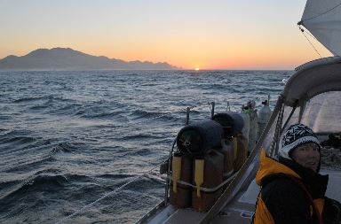 Approaching Cabo San Lucas