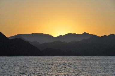 Sunrise over Tiburon