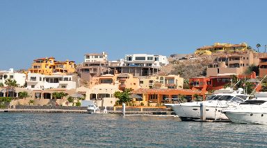 Houses on hill