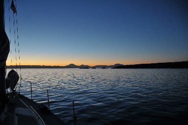 Sunset from Isla San Marcos