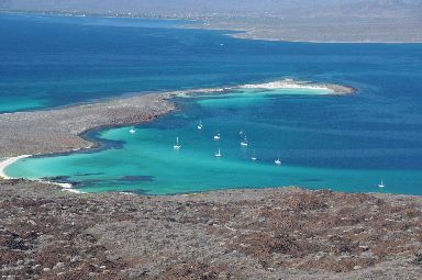 West Anchorage at Isla Coronados