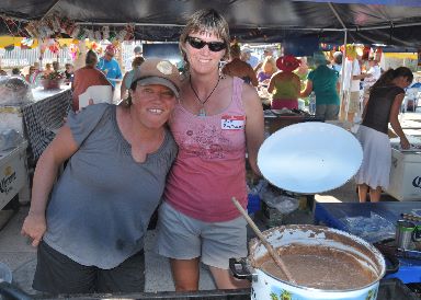 Sue & Anna Cooking