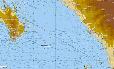 Route to Isla Isabel