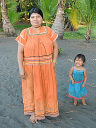 Caretakers wife and daughter