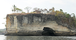 House with cave