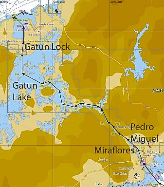 Panama Canal Map