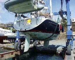 BlueJacket Getting Hauled