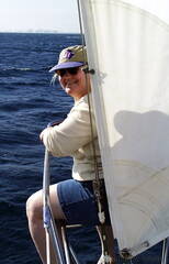 Ann on Bow Seat