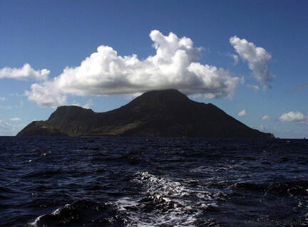 Saba on way to St. Barts