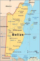 Belize Map