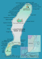 Lighthouse Reef Map