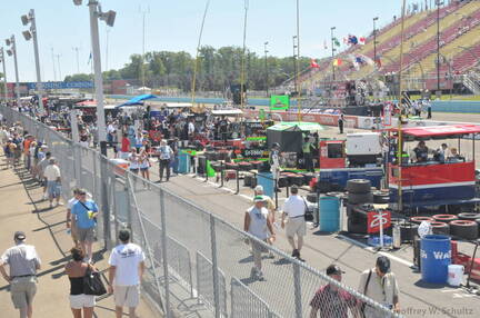 View from
Pit Terrace Seats