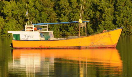 Fishing boat at Puerto Mutis